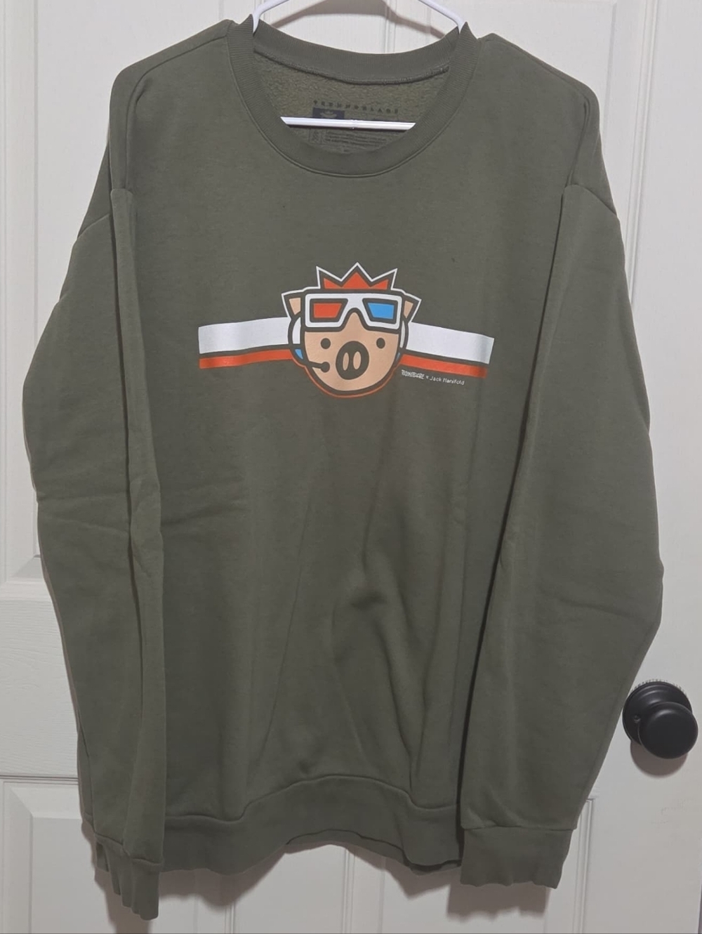 Technoblade x Jack Manifold Limited Edition Agro Collaboration crewneck jumper